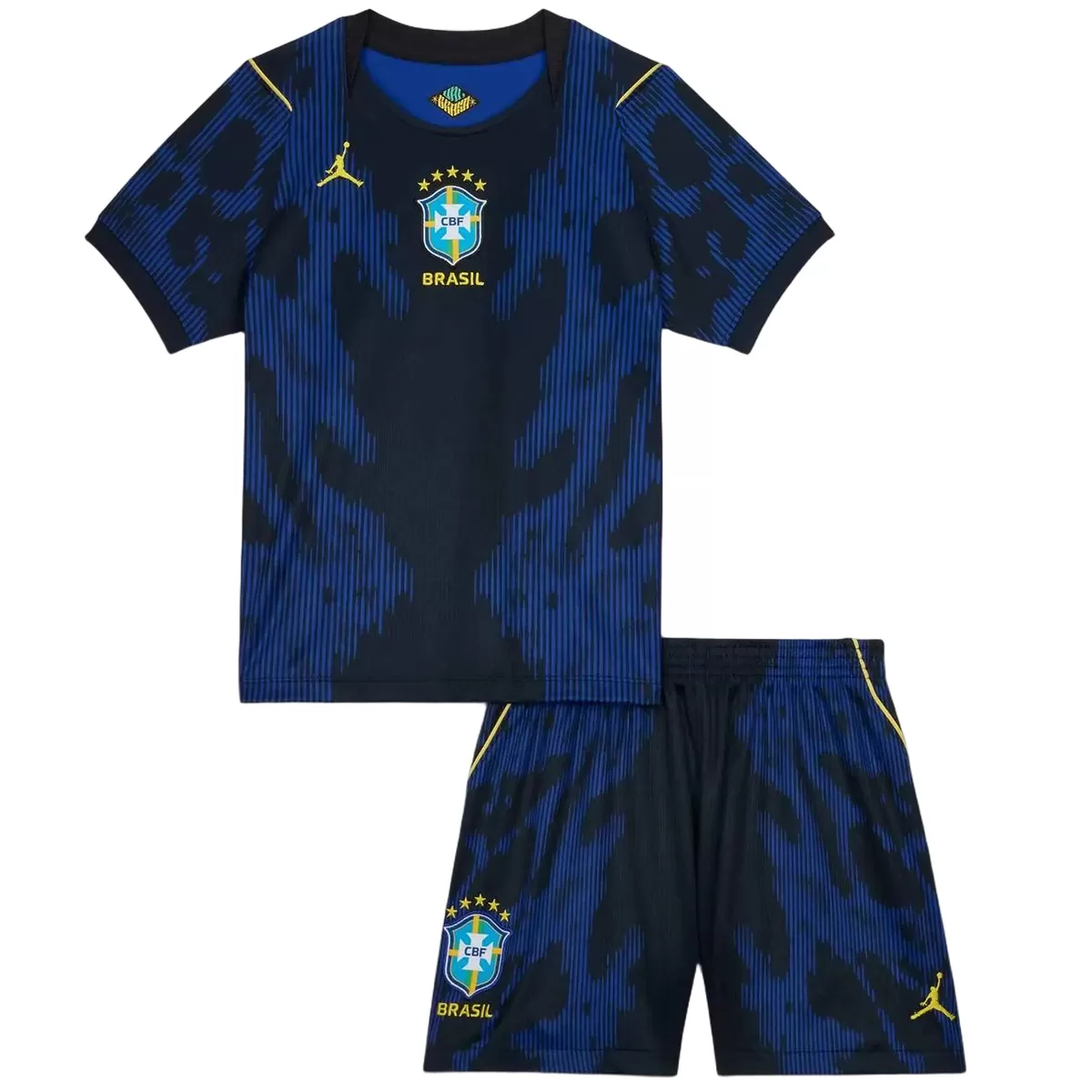 Kids Brazil Away Jersey Suit World Cup 2026