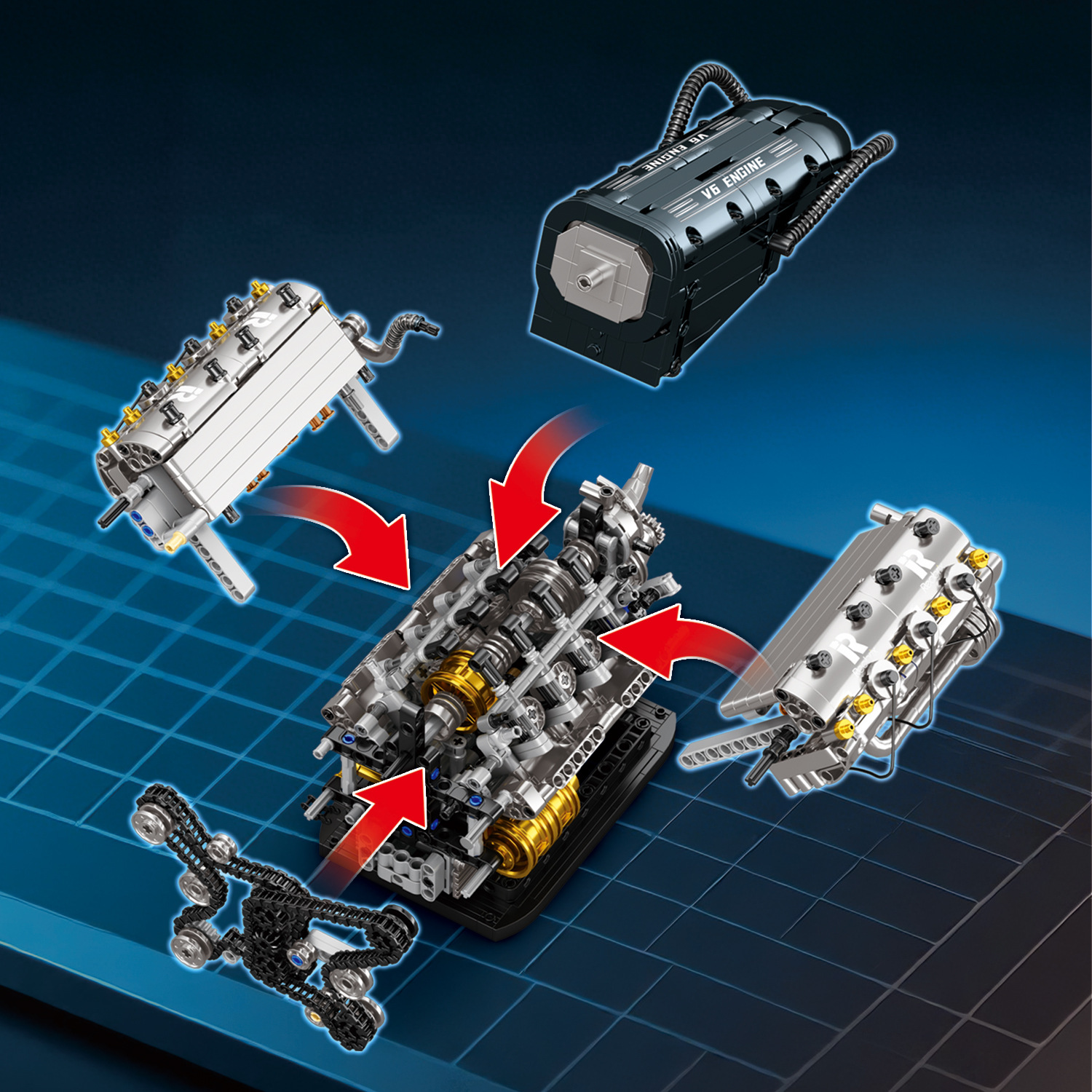 Reobrix 33013 - V6 Engine