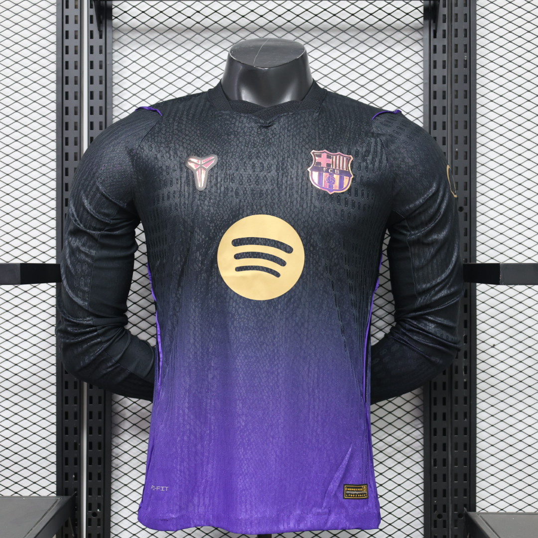 Barcelona Away Long Sleeves Jersey Player Version 26/27