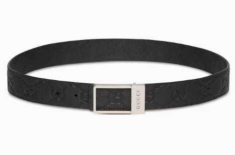 Gucci Reversible Belt with Rectangle Buckle 3.5cm