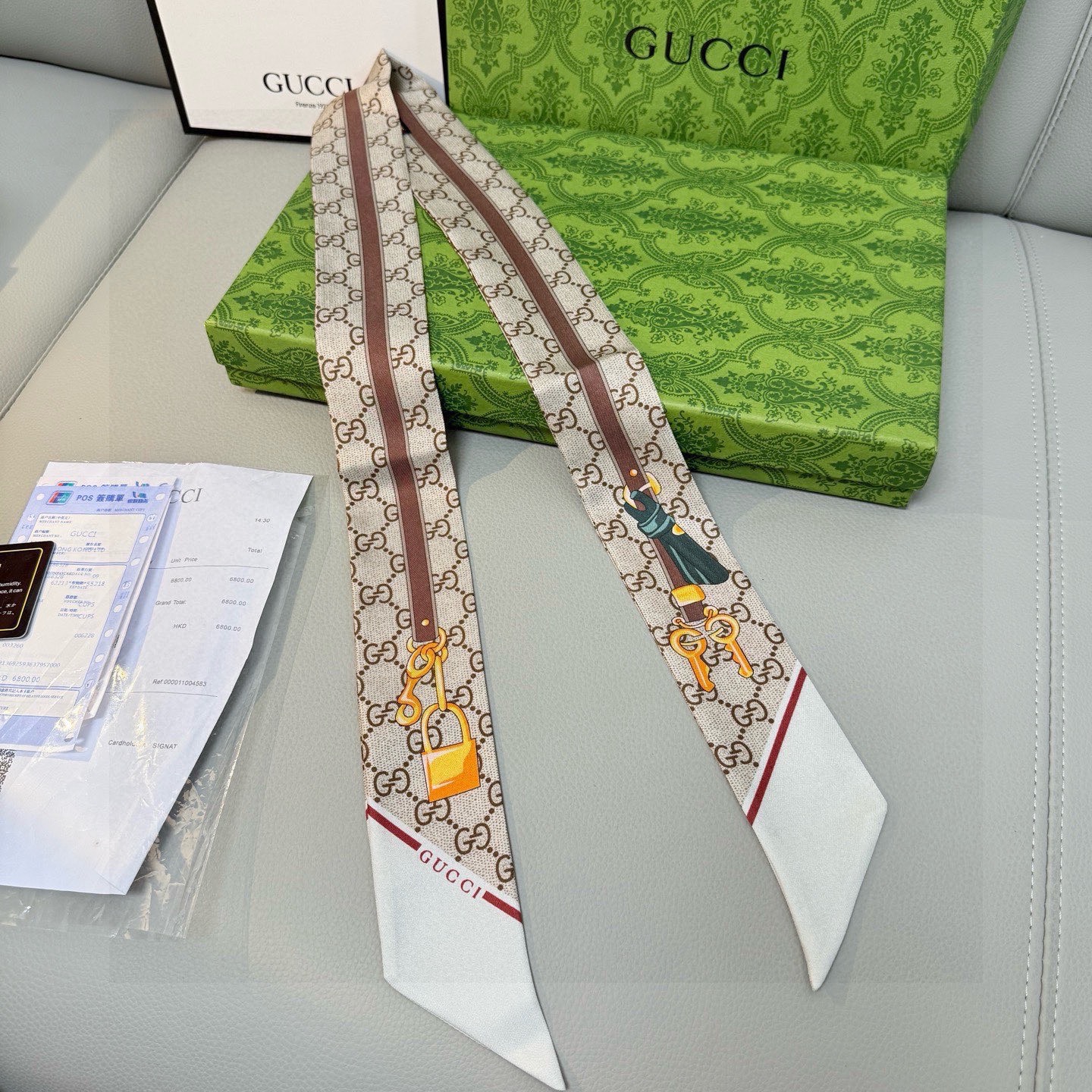 Gucci Silk Twilly Bandeau