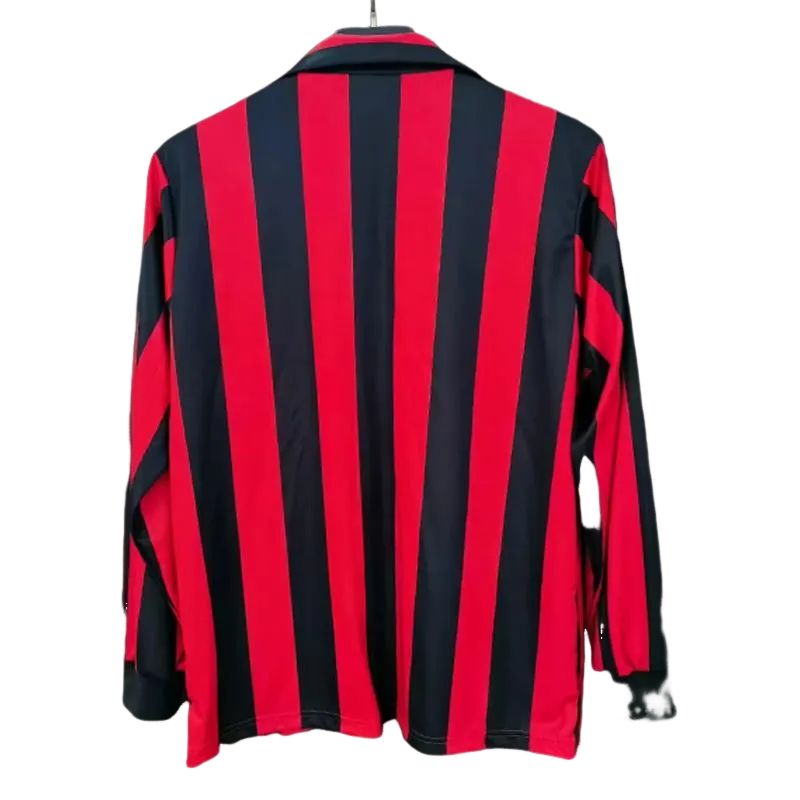 Retro 88/89 AC Milan Home Long Sleeve