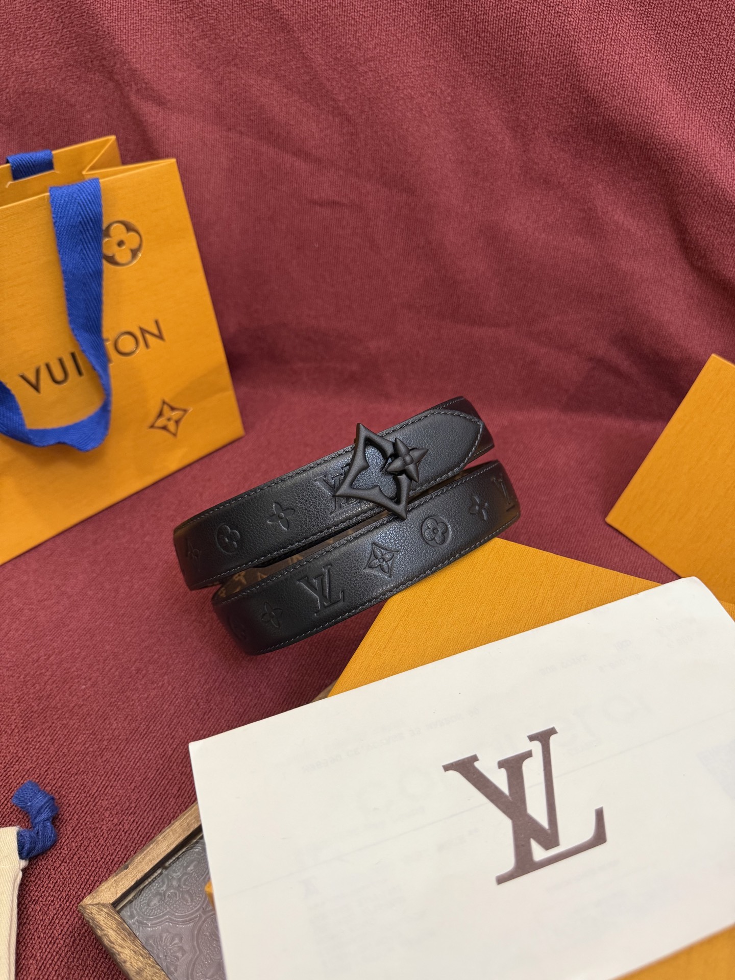 LV Flower Reversible Belt 3.0cm