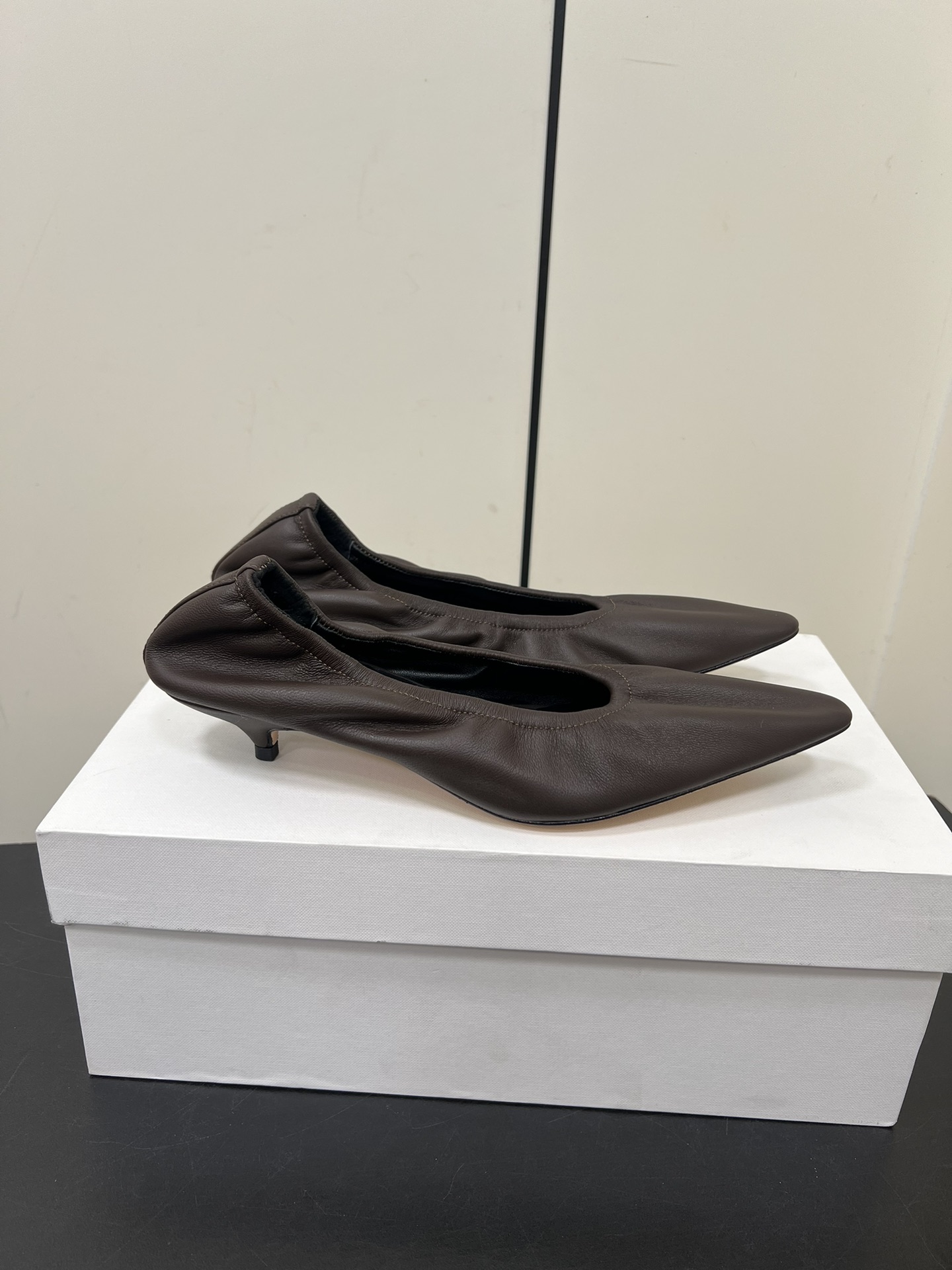 The Row Lambskin Pump