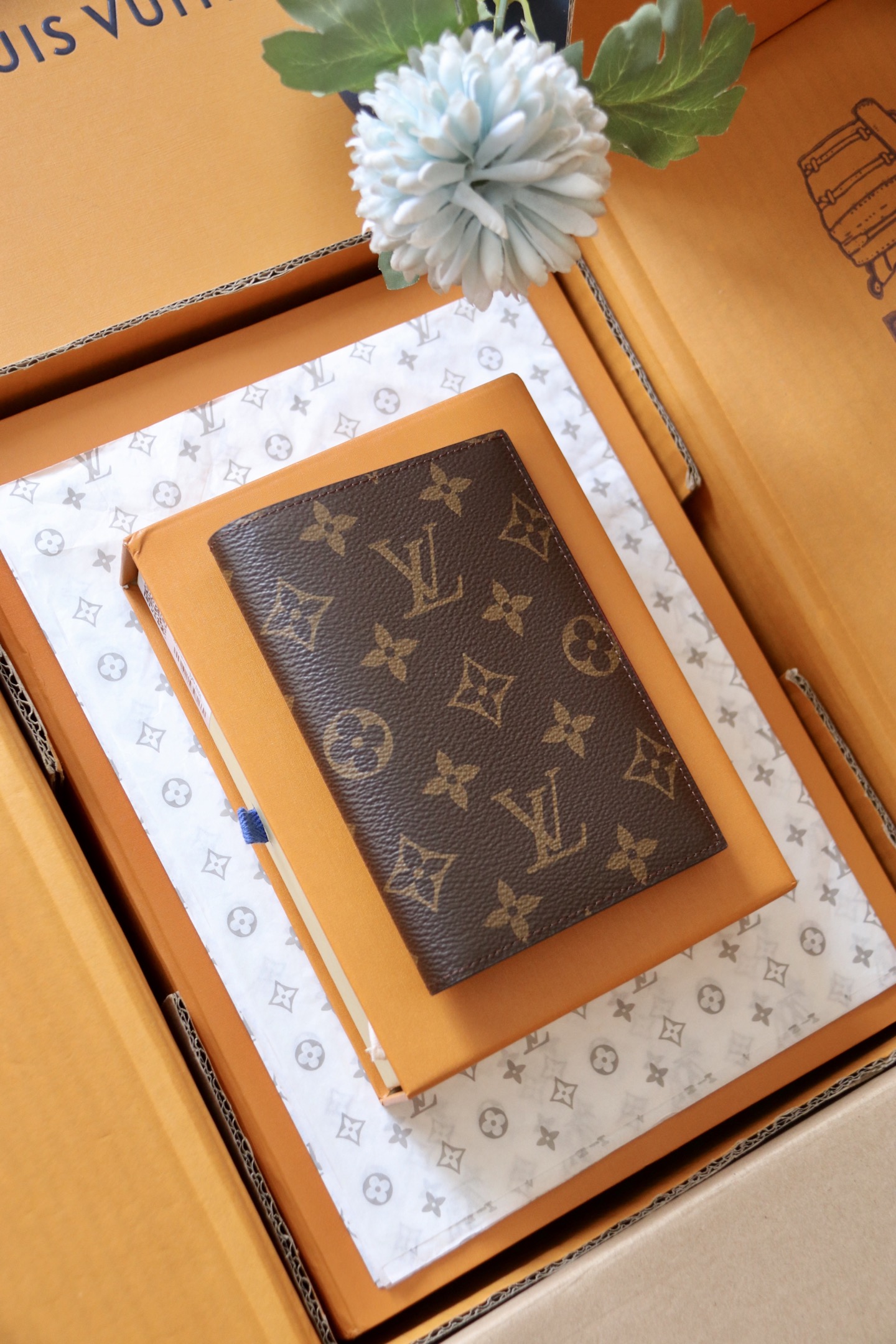 M25918 LV Passport Cover in Monogram Canvas