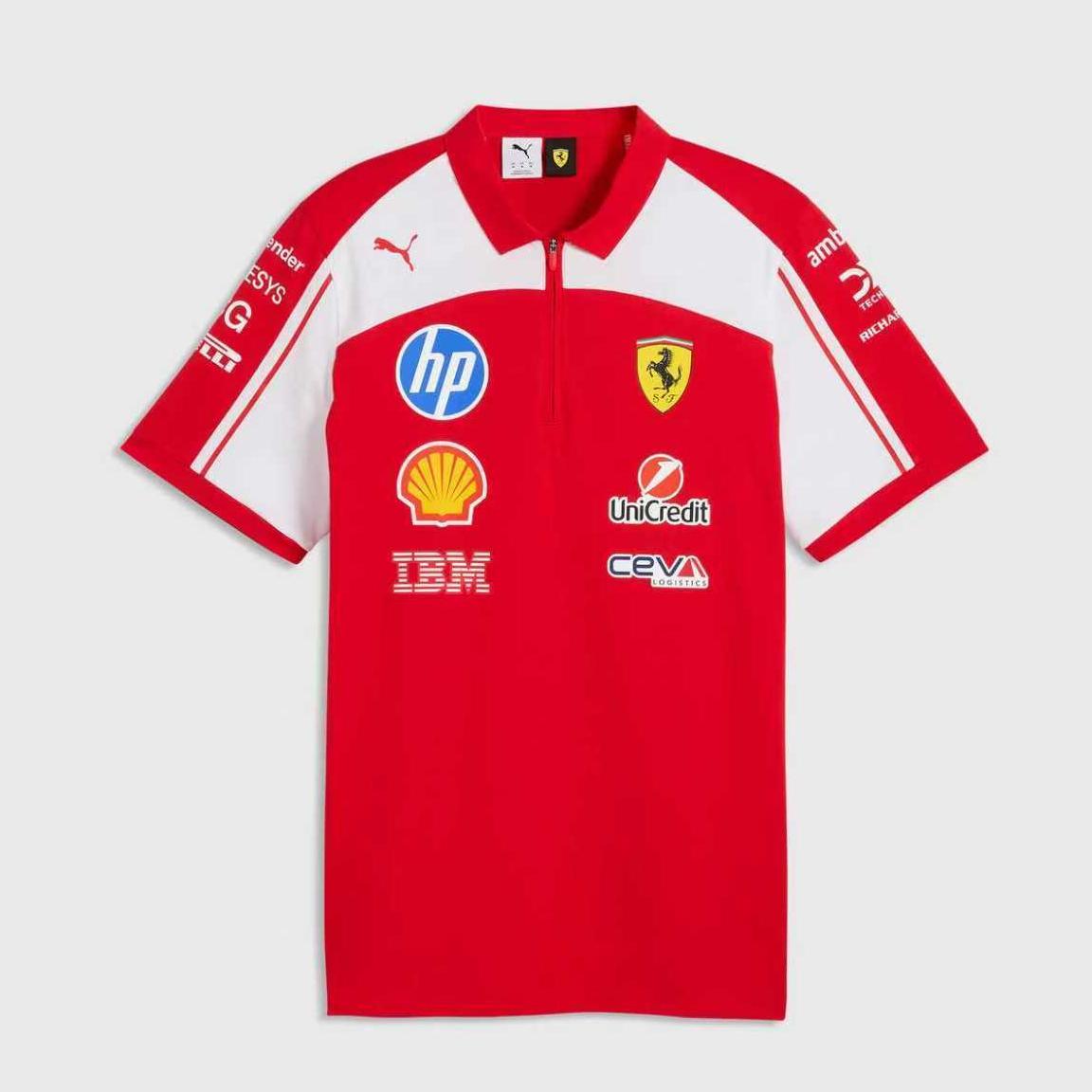 2026 F1 Polo Ferraria Red S-5XL