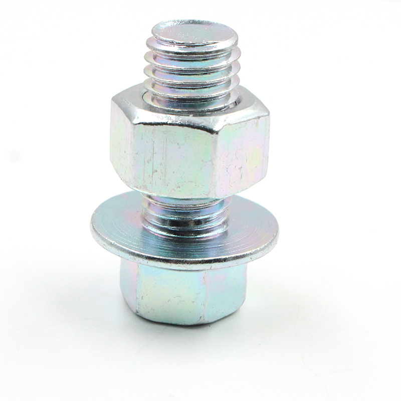 Fastener Hardware Grade 8.8 Ts Metric External Hex Hexagon Bolt and Nut Washer High Strength Machine Screw Bolt