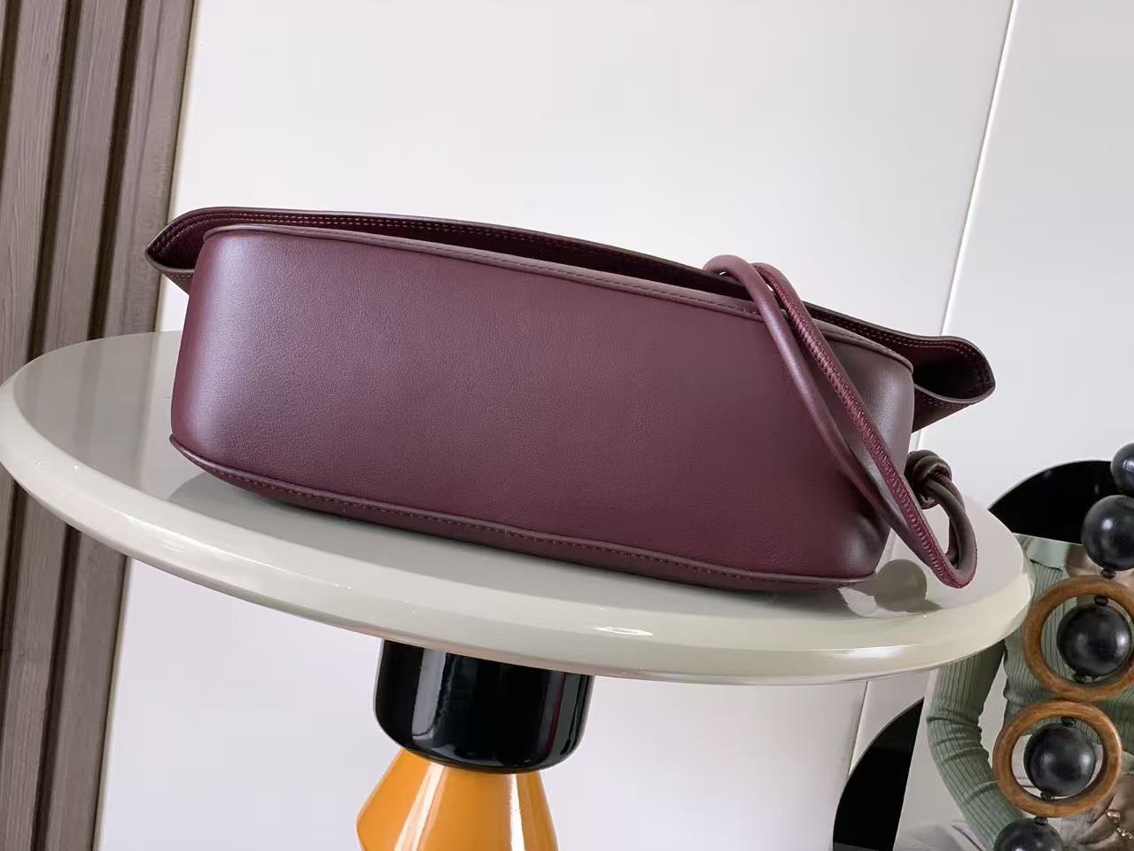 Loewe new burgundy red chain bag shoulder bag