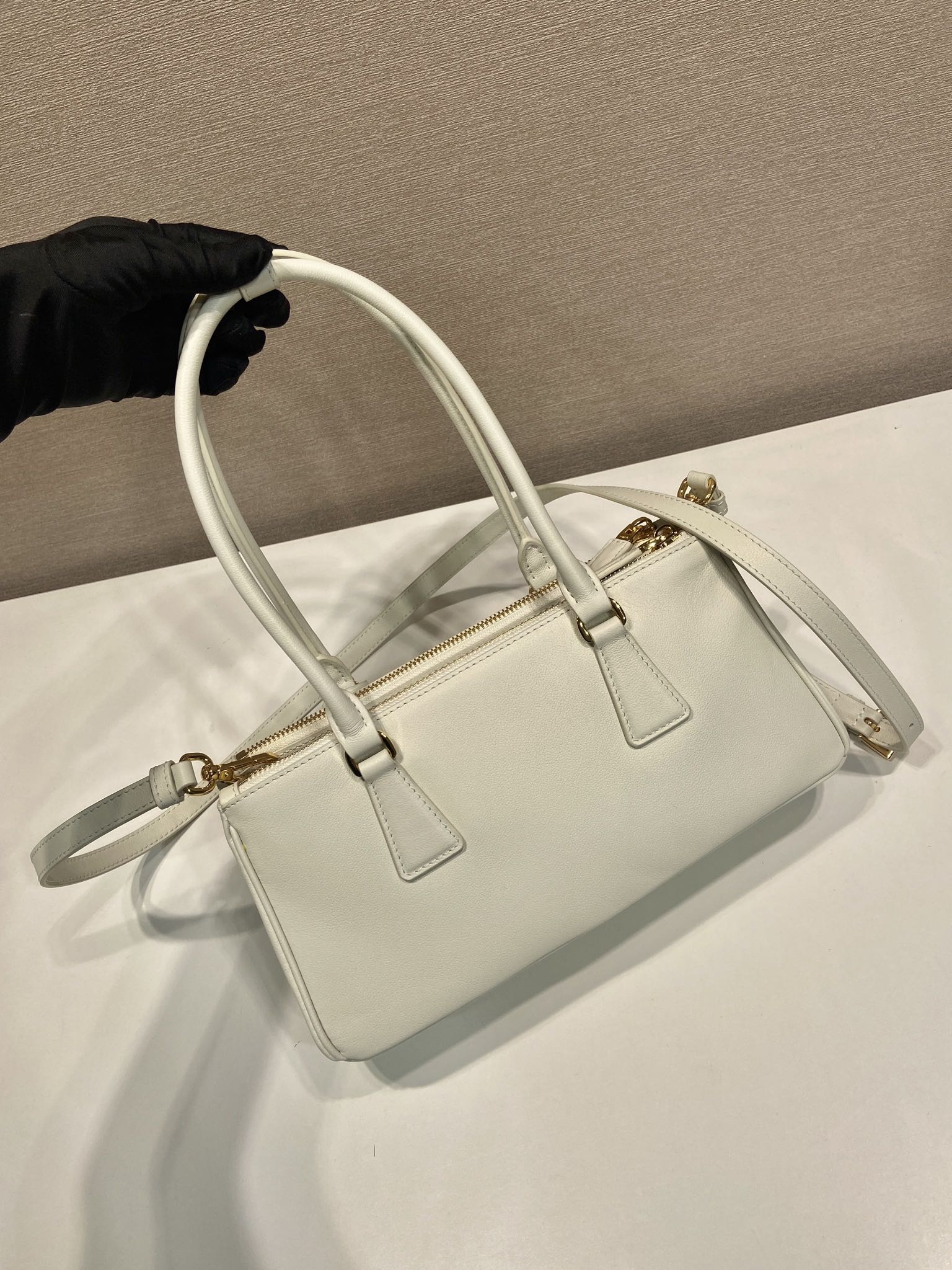 Prada PRA New killer bag white calfskin 340497