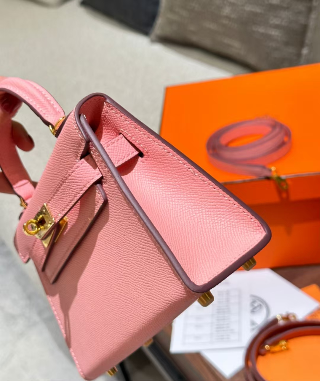 Hermes mini kelly Handbag