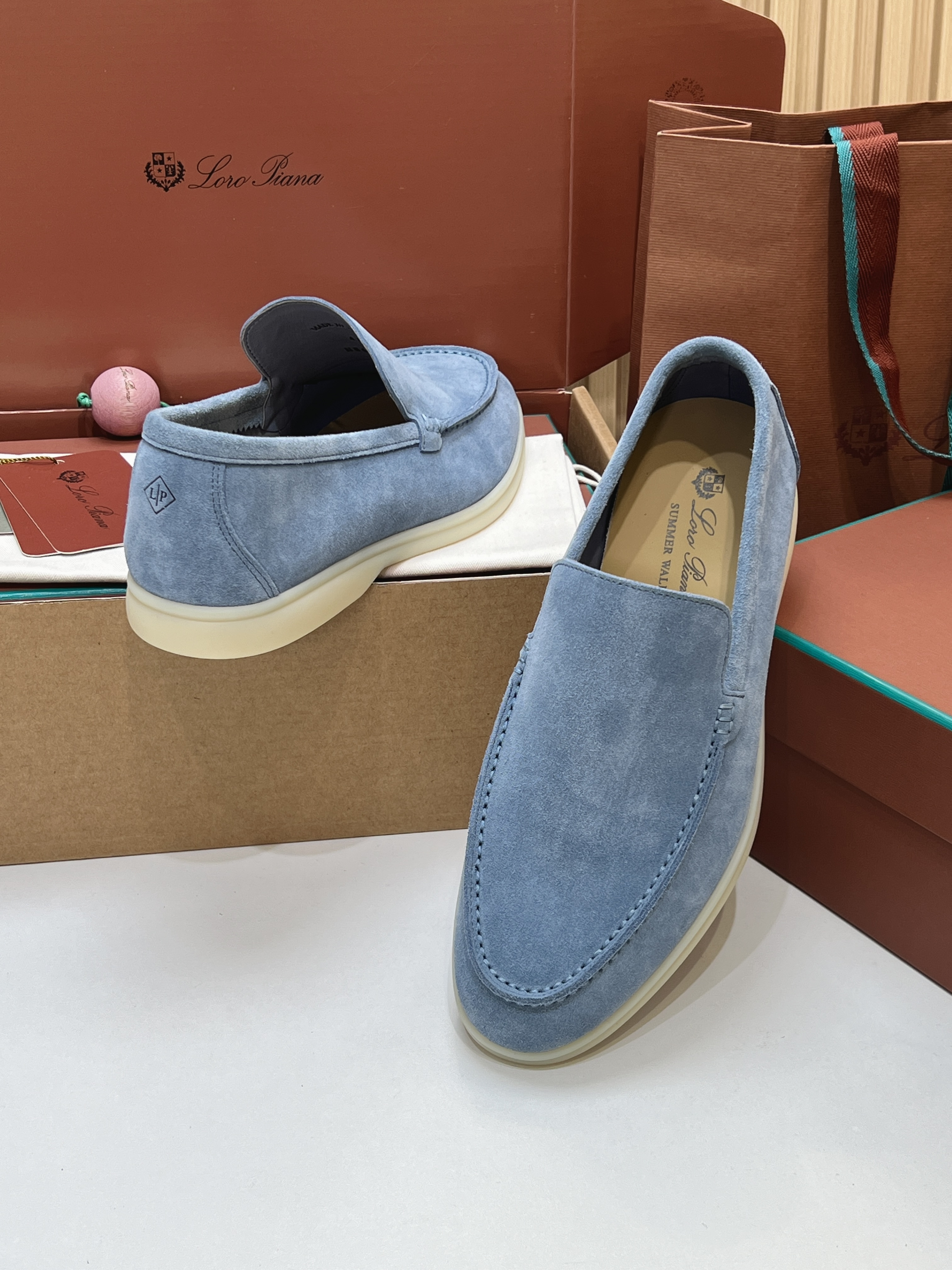 Loro Piana Men's Suede Loafer