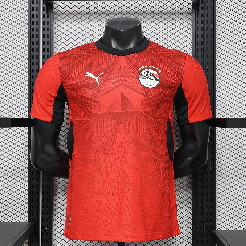 Player Version 2026 Egypt Red Home Jersey S-3XL