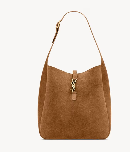 Saint Laurent Caramel Suede LE 5 À 7 Large Bag 753837