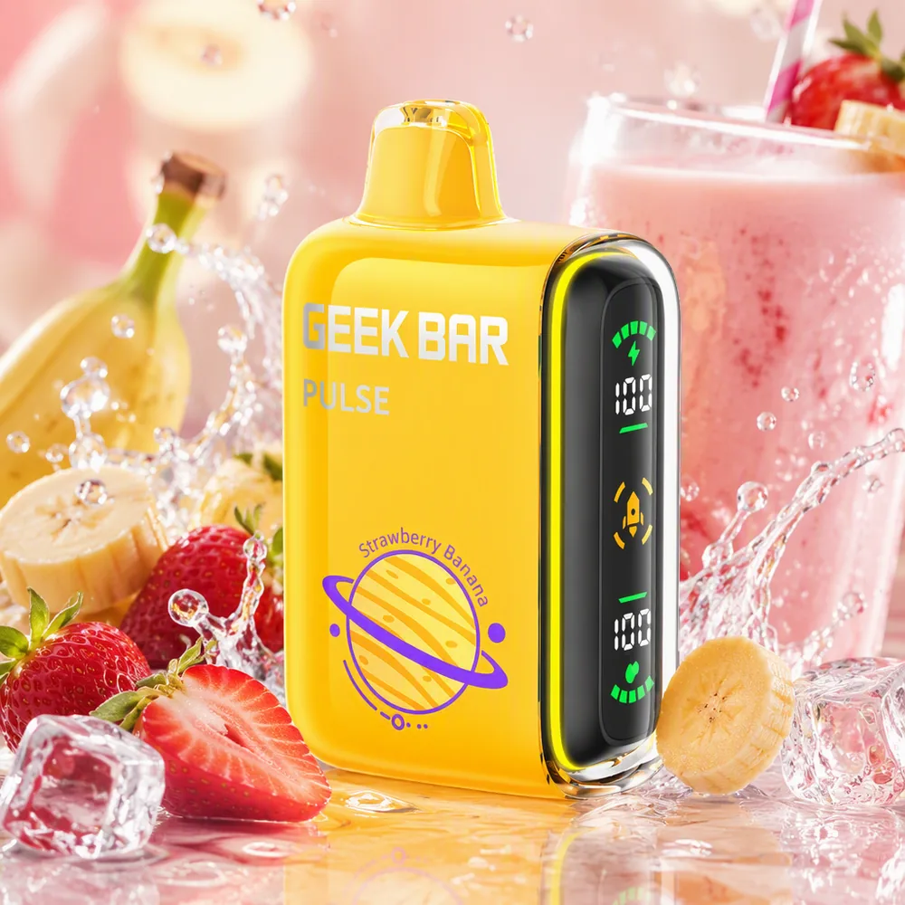 Geek Bar Pulse 15K Disposable Vape - Strawberry Banana