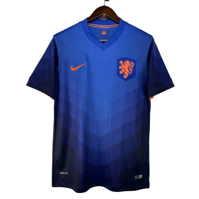 Retro  Netherlands 2014 Away Blue