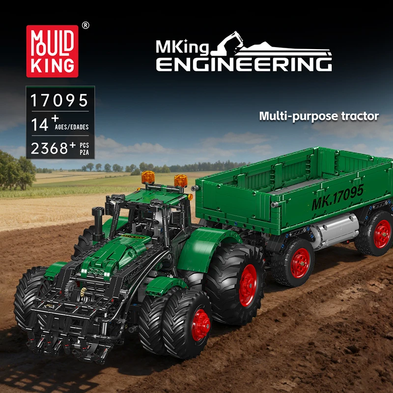 MOULD KING 17095 - Multi-Purpose Tractor(Dynamic Version)