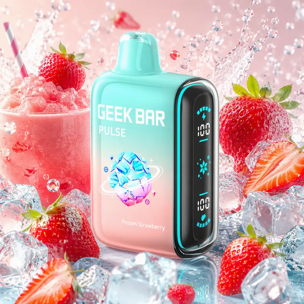Geek Bar Pulse 15K Disposable Vape - Frozen Strawberry