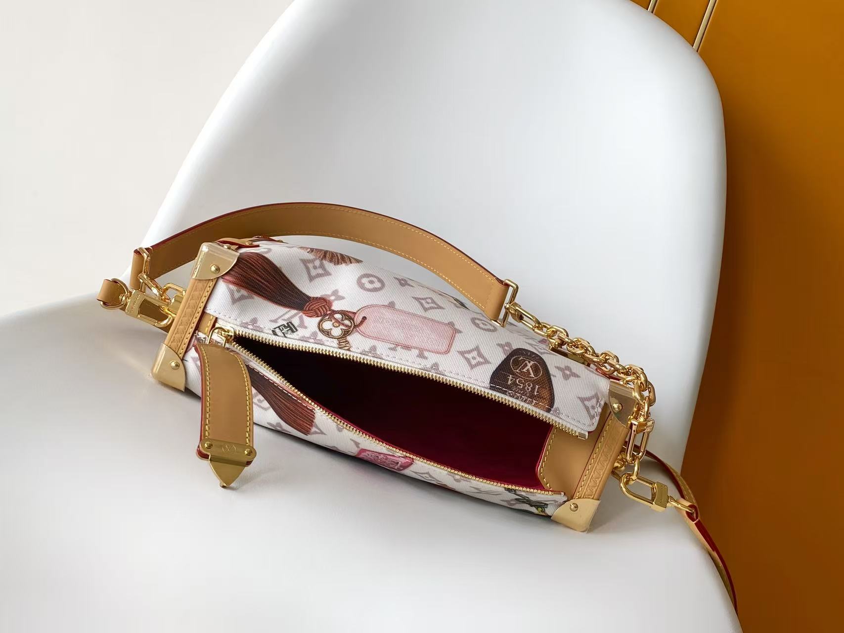 Louis Vuitton Side Trunk Large Handbag