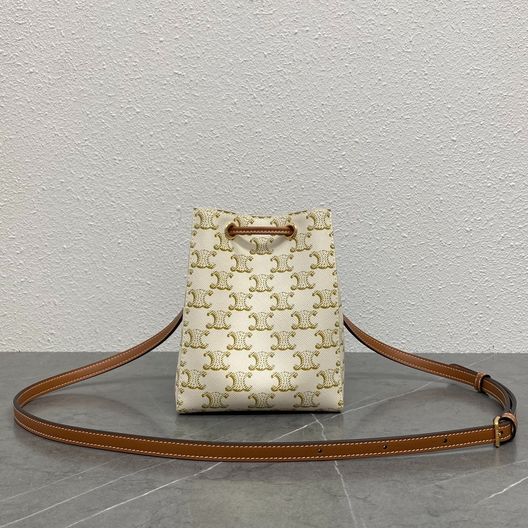 Celine TERENCE Mini Drawstring bucket bag