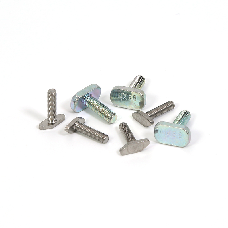 Customized GB /T 8 -2021 316 304 Stainless Steel Zinc Plated/black/multicolor Anti-corrosion T Shape Head Bolt Machine Tbolts