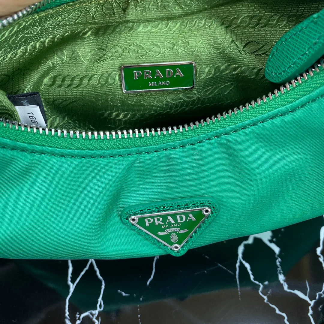 Prada HOBO 22 BAG IN COOL GREEN RE-NYLON