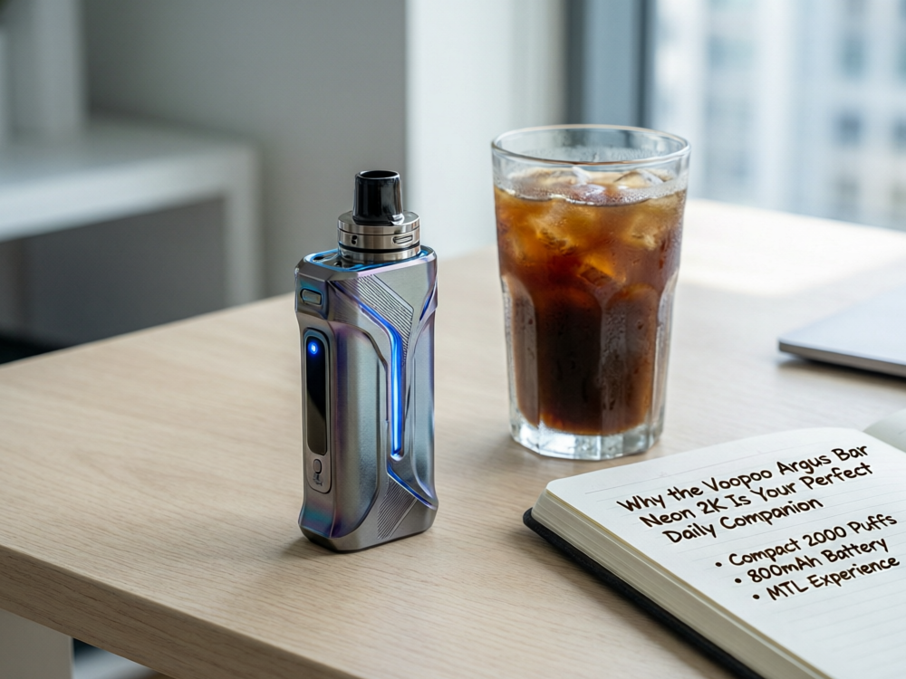 Why the Voopoo Argus Bar Neon 2K Is Your Perfect Daily Companion