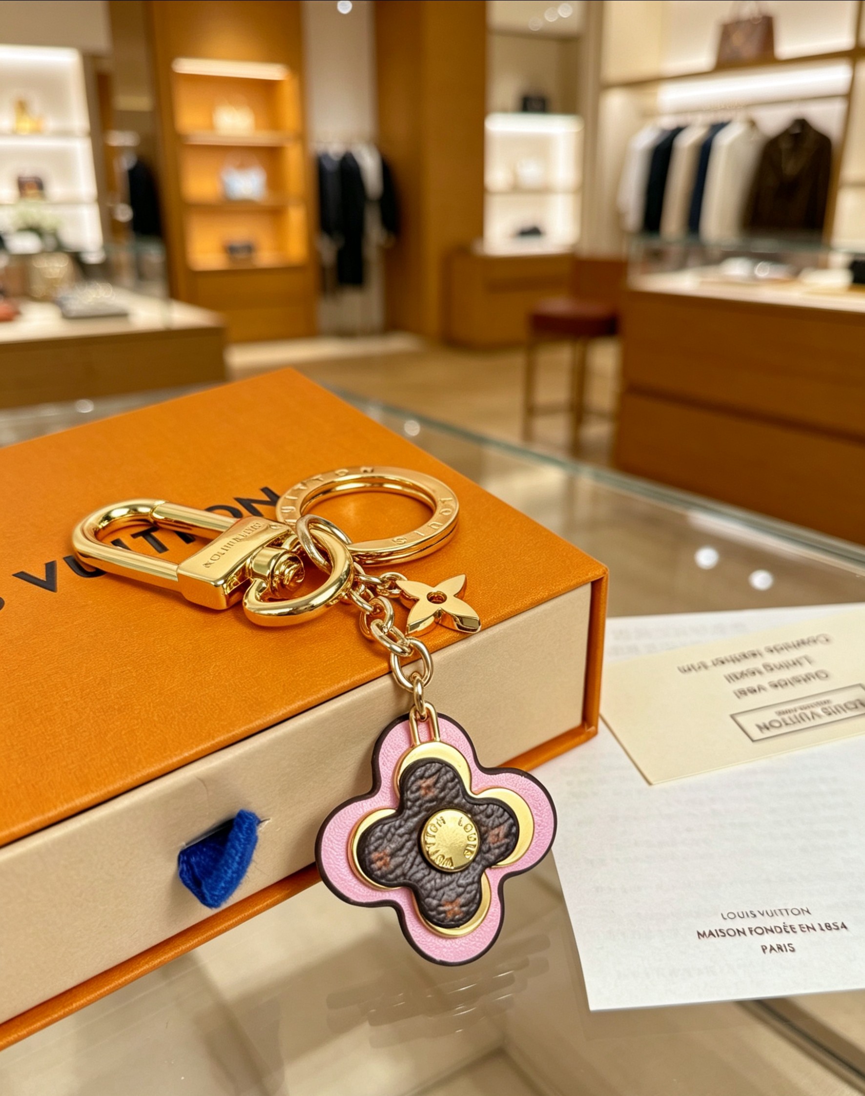 LV Blooming Flowers Key chain