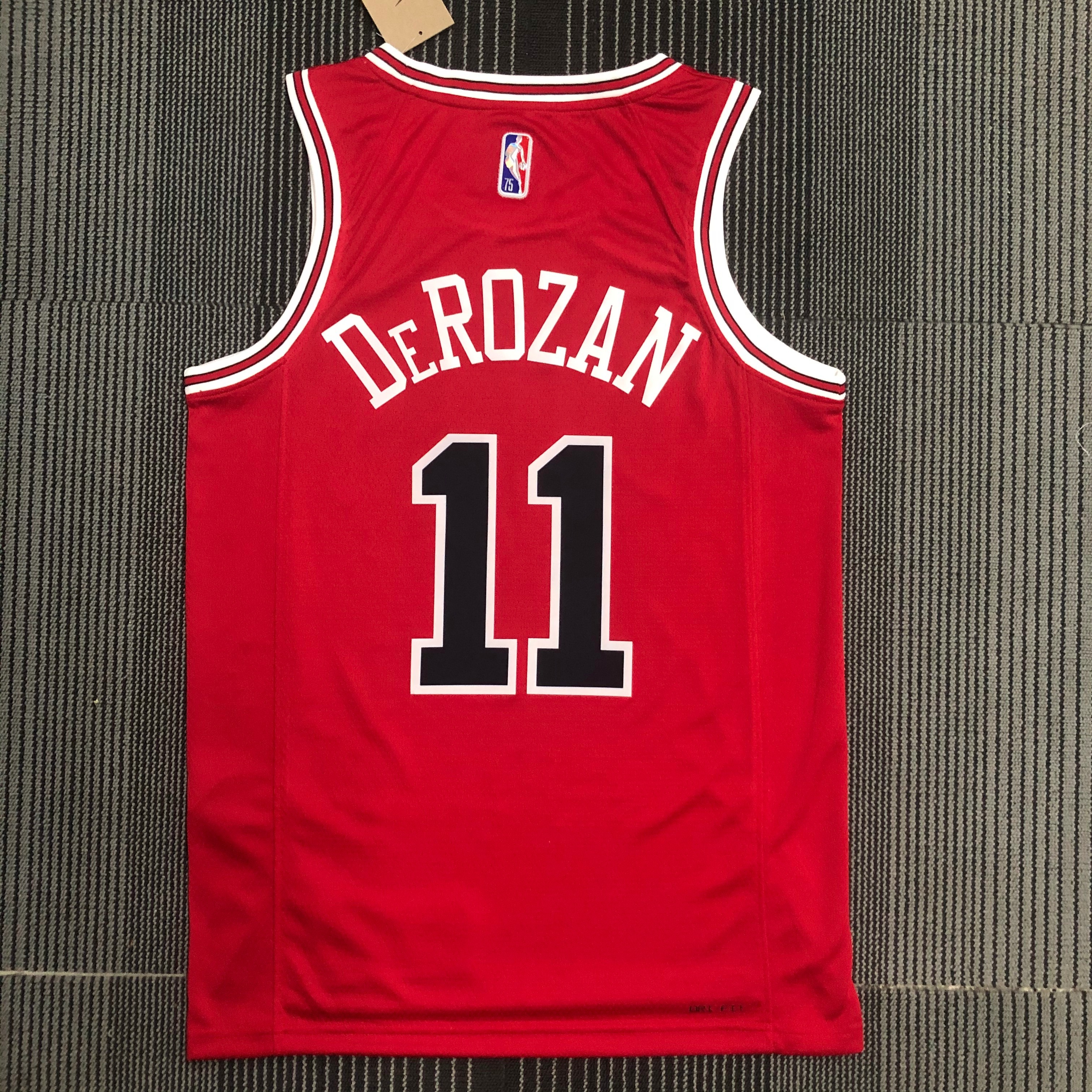 75th Anniversary Chicago Bulls Red Edition No.11 Derozan