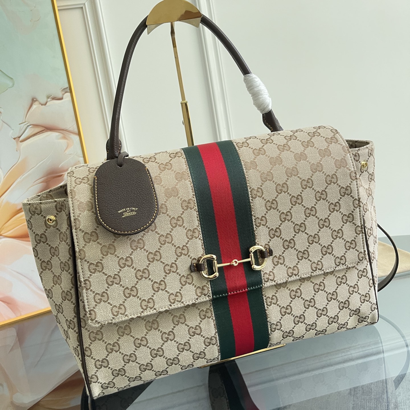 Gucci Paparazzo large top handle bag 875019