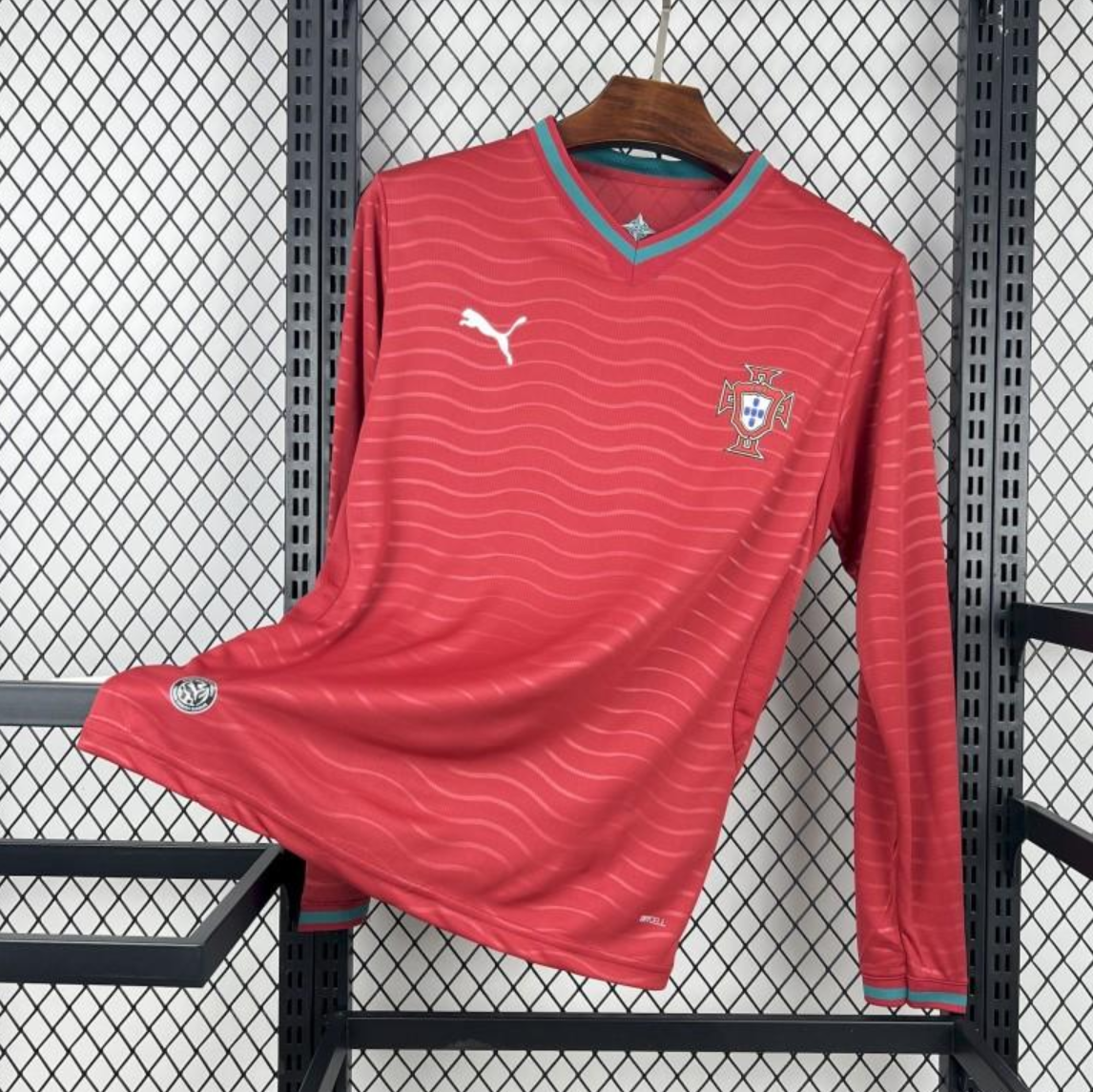 2026 Portugal World Cup Home Long Sleeves Jeresy S-2XL