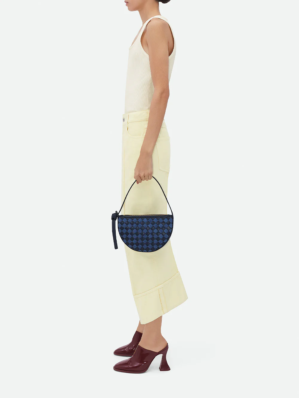 Bottega Veneta Mini Sunrise Denim Bag