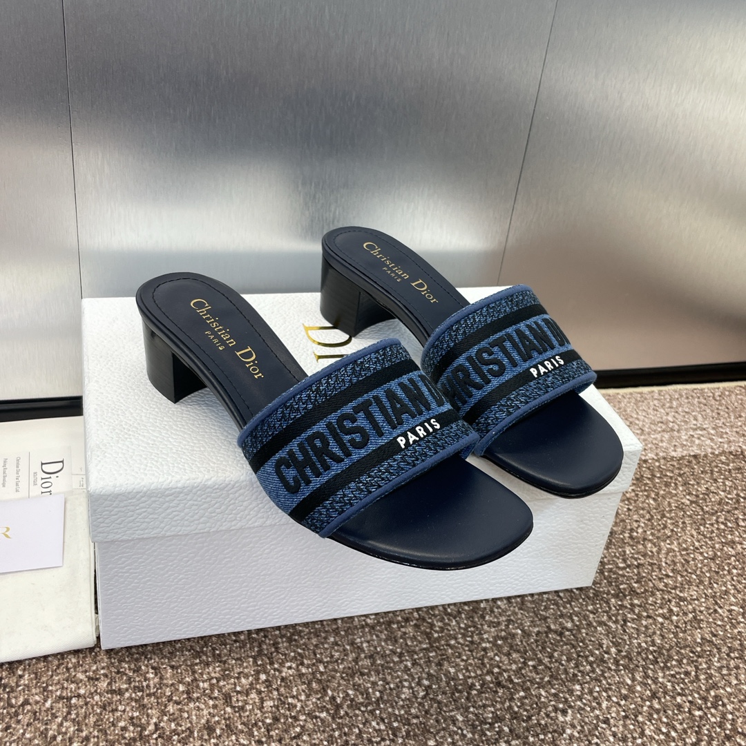 Women' Dior Classic Dway Heeled Slide