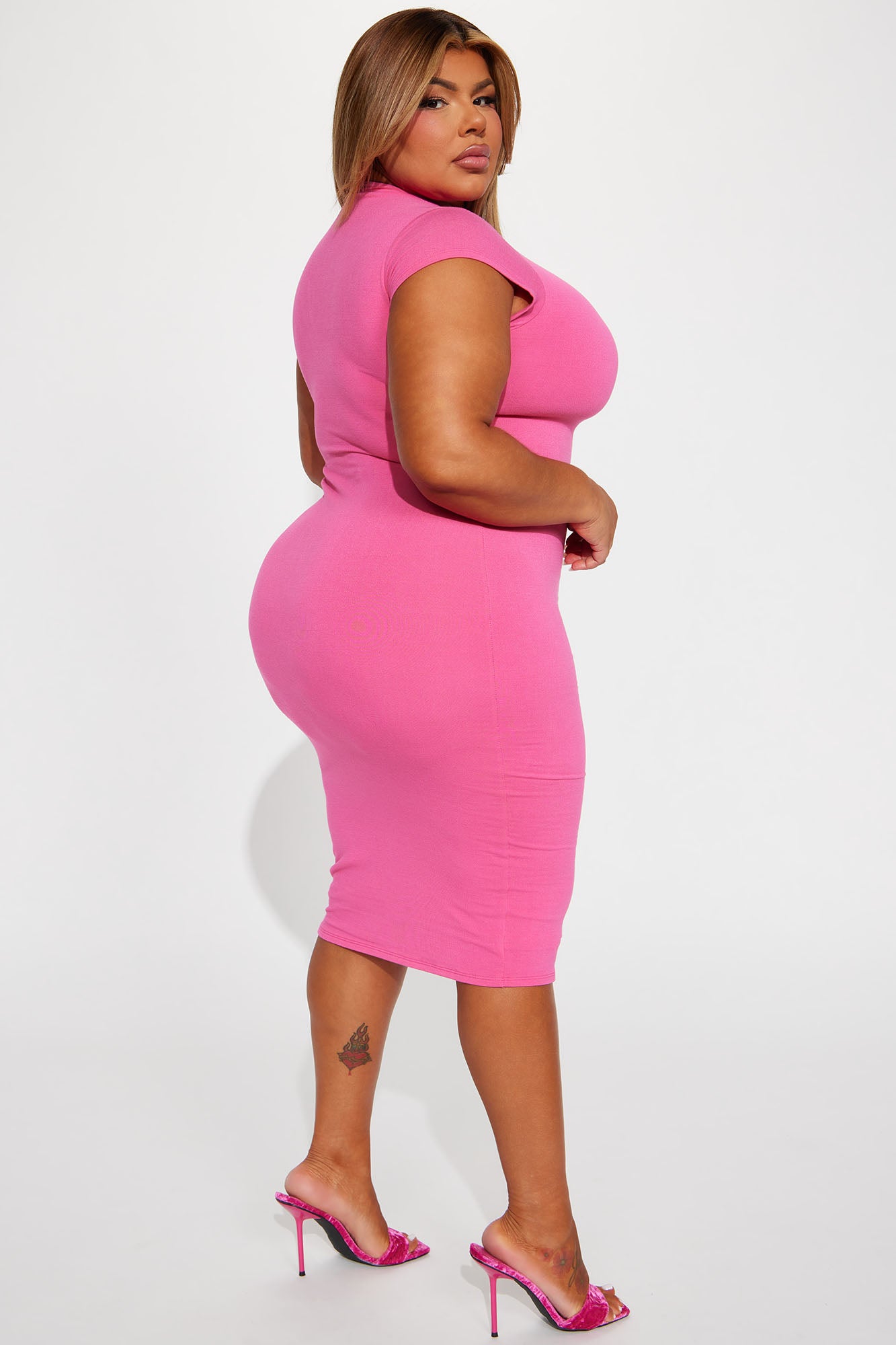 Jojo Dress - Magenta