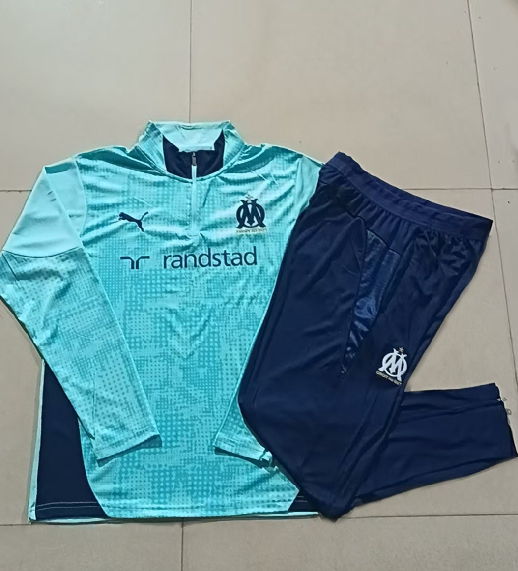 Marseille Kids Training Jersey Suit 25/26 | Soc Jersey - Premium Football Jersey