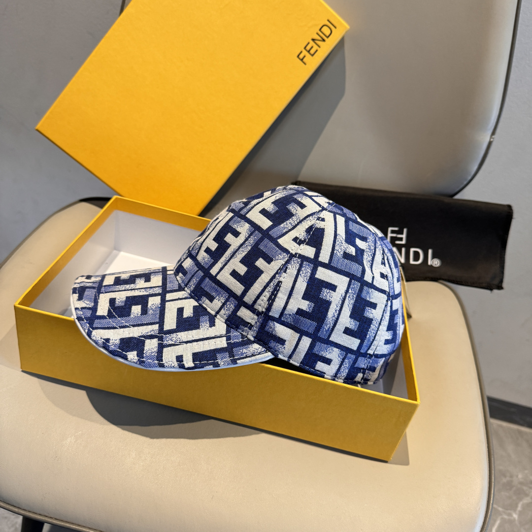 Fendi FF Logo Baseball Cap