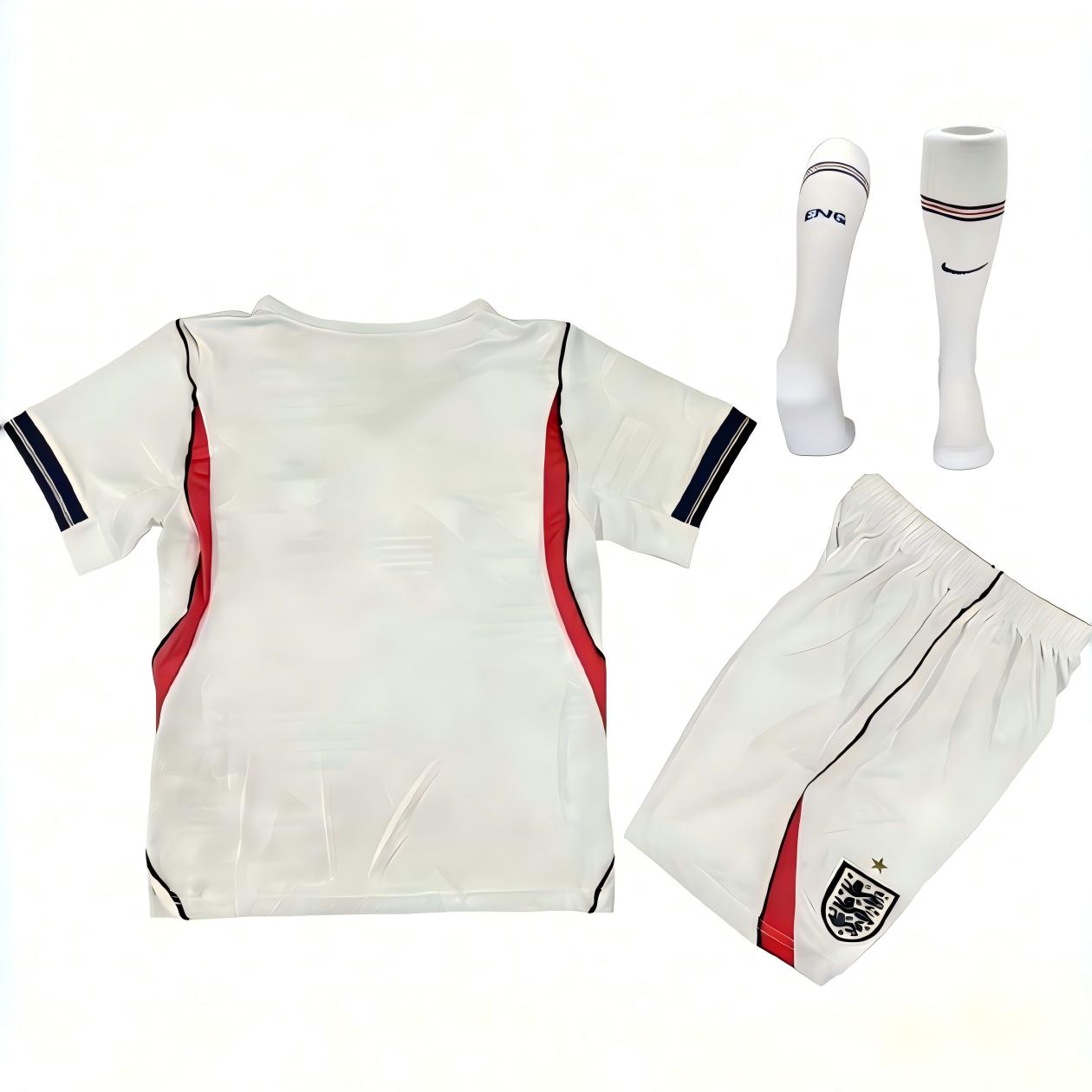 Kids England Home Jersey Suit & Socks World Cup 2026