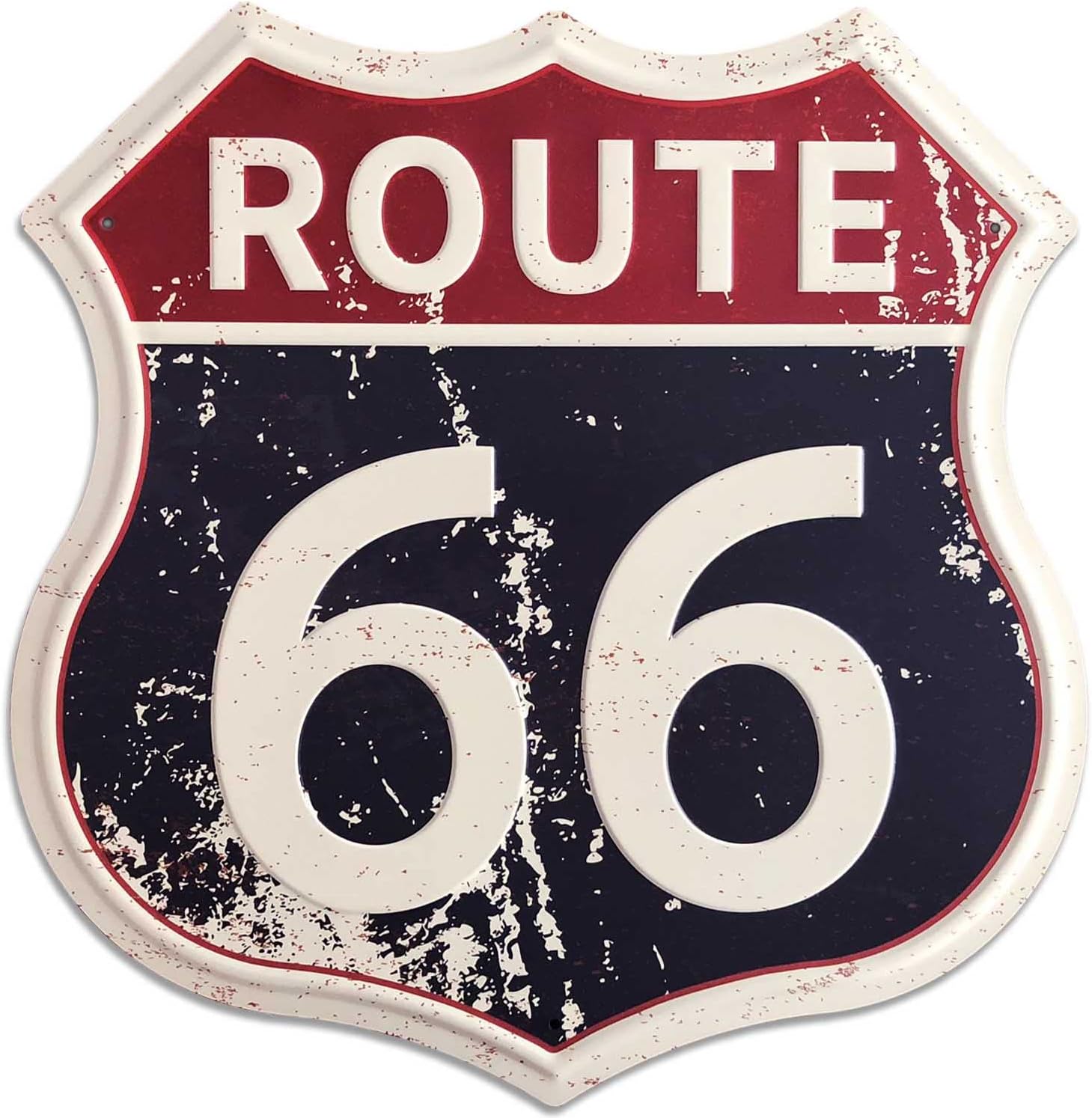 Route 66 Signs Vintage Road Signs High Way Metal Tin Sign for Wall Decor 12" x 12" (Route 66)