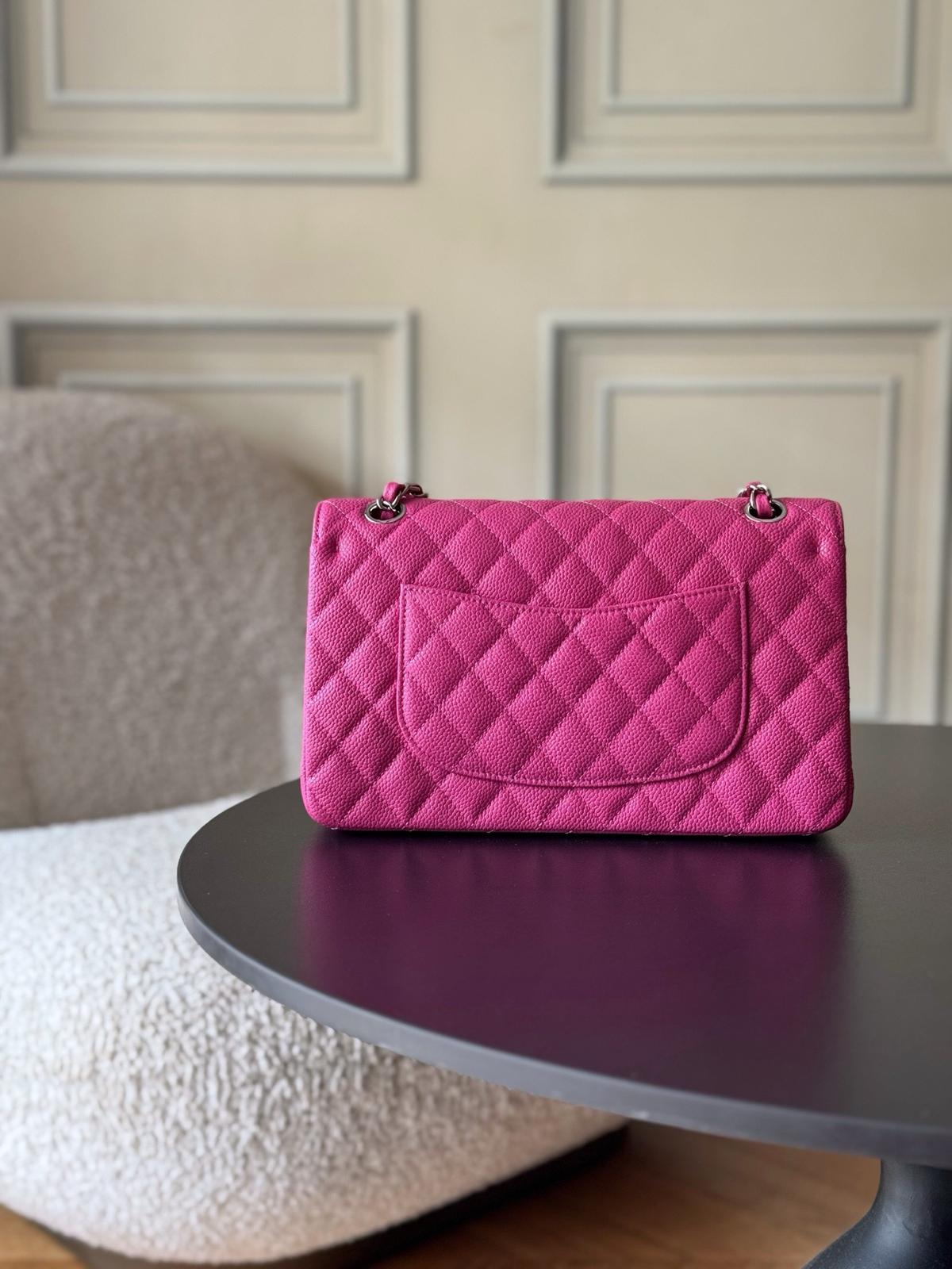 Chanel Fla0 1112 CF Caviar skin crossbody bag