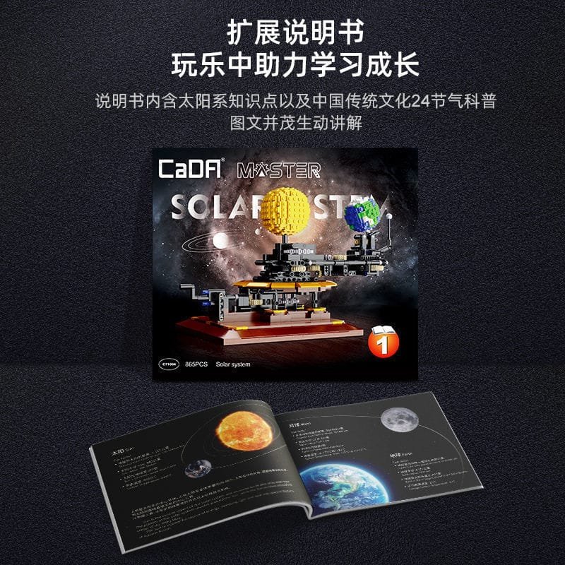 Cada 71004 - Earth, Moon and Sun Orrery