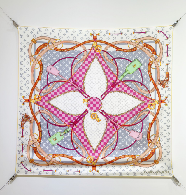 LV Louis Vuitton Silk Square 90cm