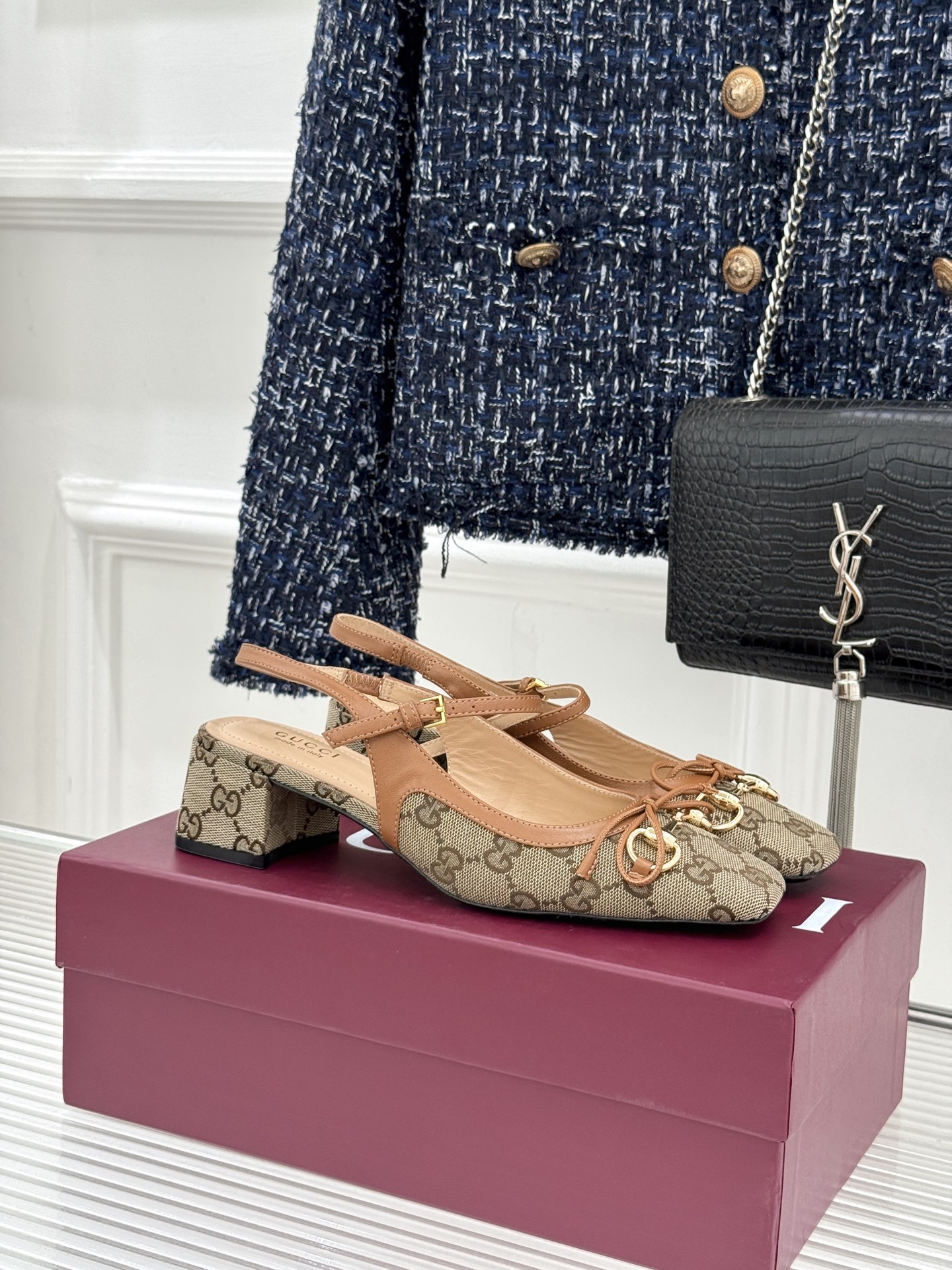 Women's Gucci Horsebit slingback