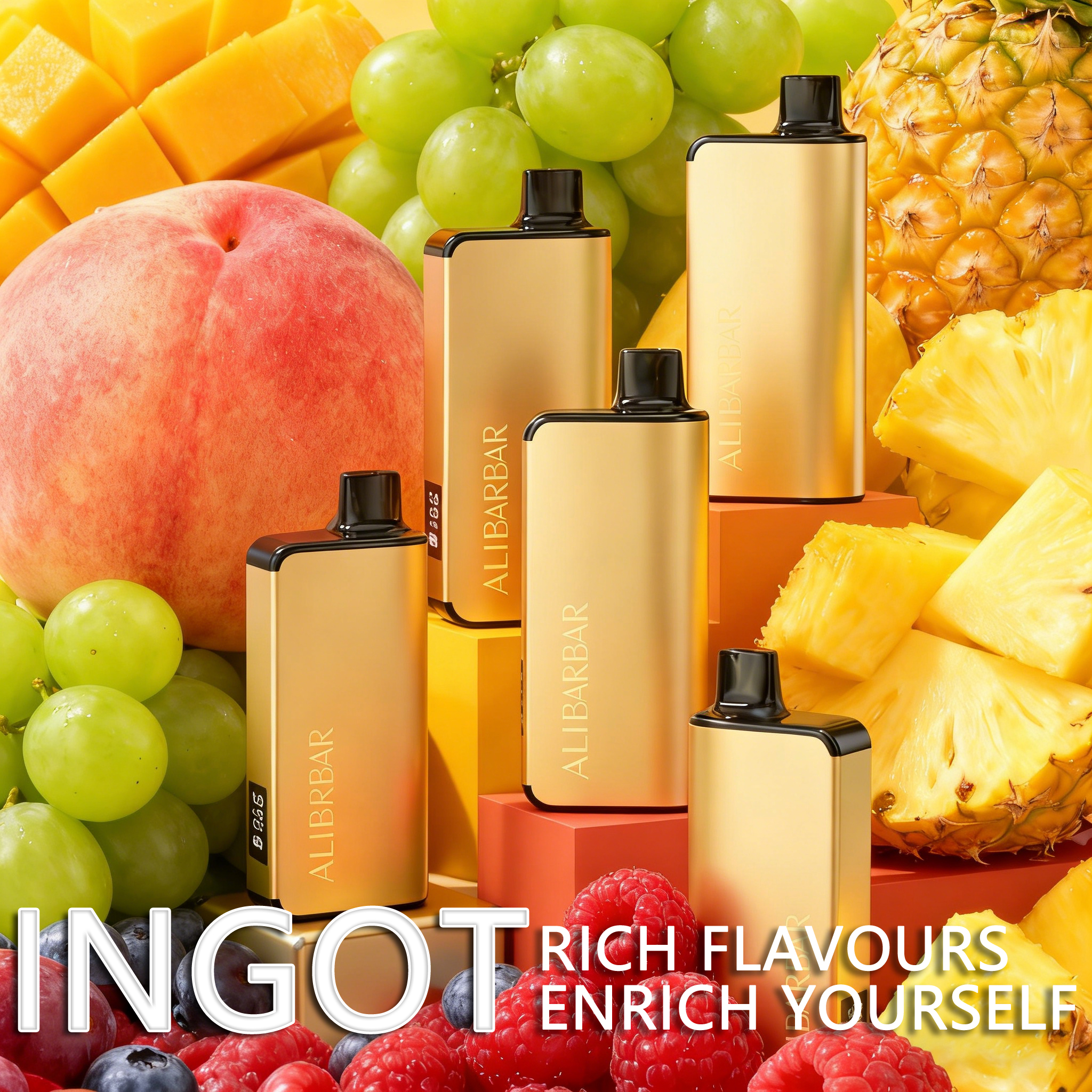 ALIBARBAR INGOT 9000 Puffs 【LIMITED EDITION】