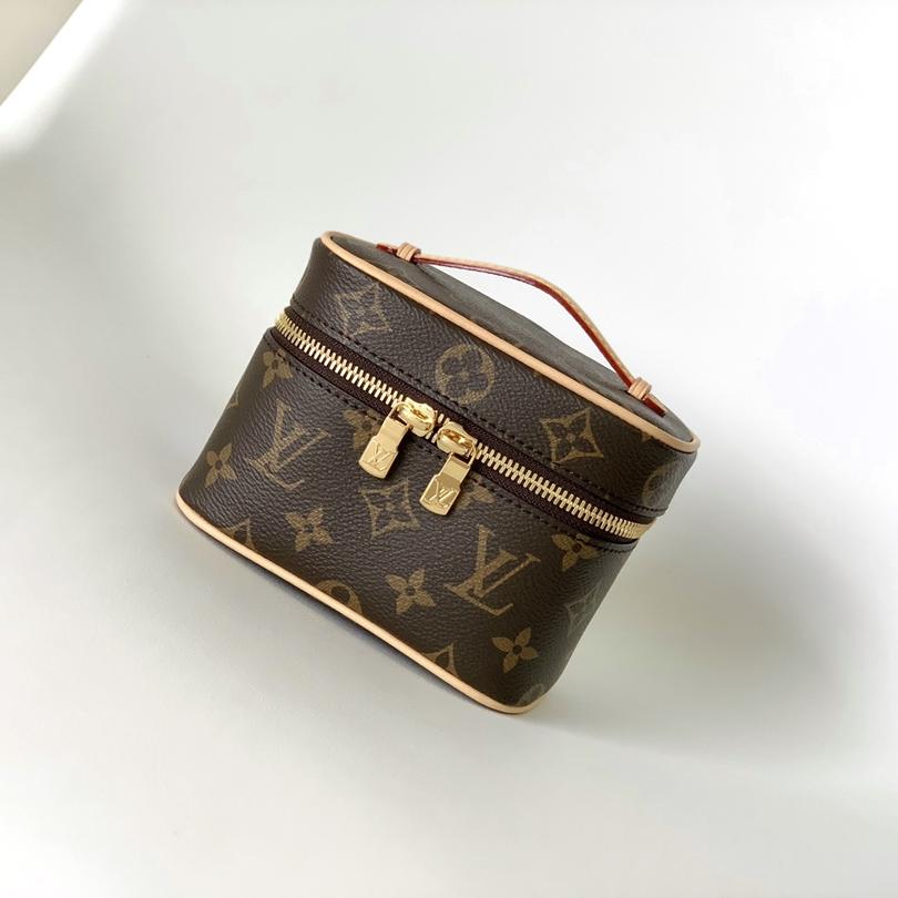 Louis Vuitton LV Nice Leather Cosmetic Handbag