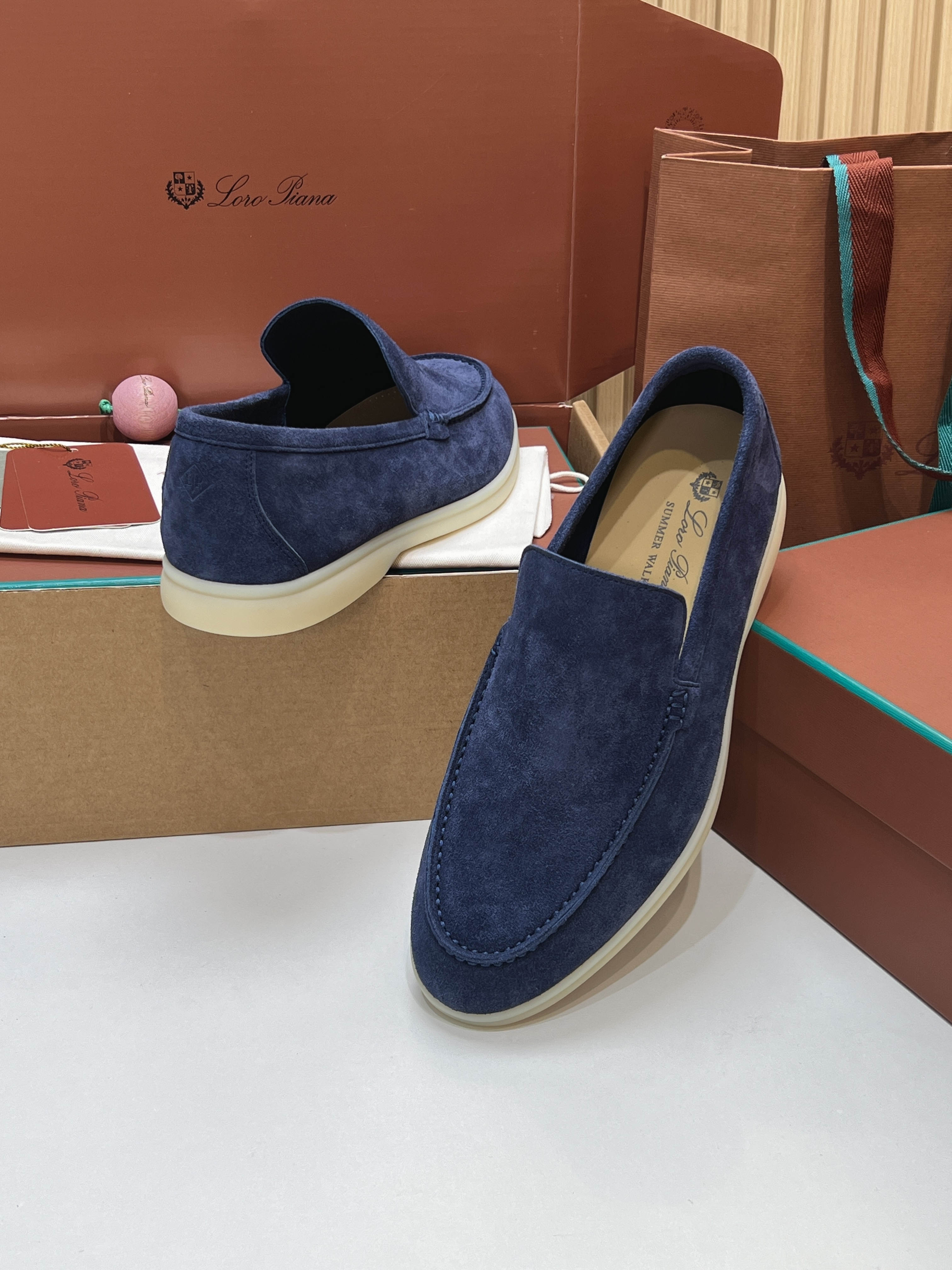 Loro Piana Men's Suede Loafer