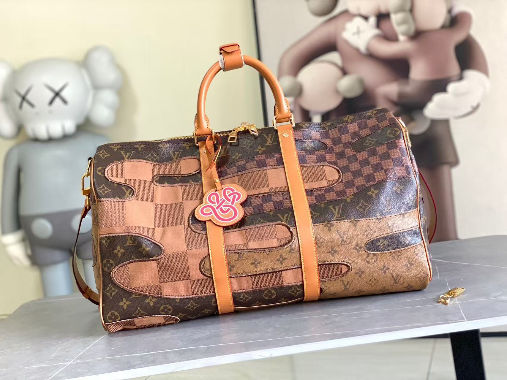 Louis Vuitton LV Keepall Bandouli è re 50 travel bag