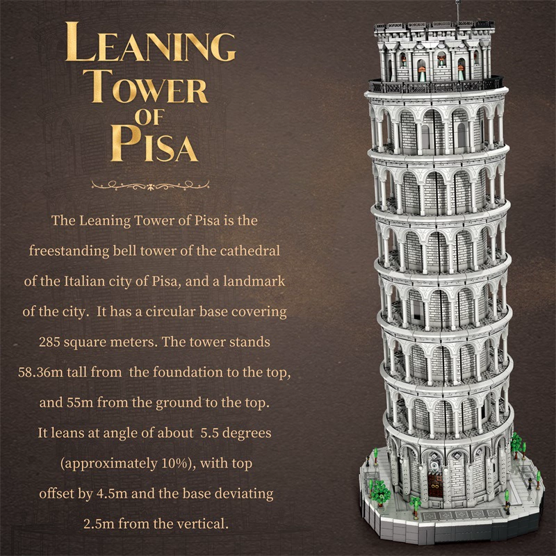 ReoBrix 66205 - Leaning Tower of Pisa