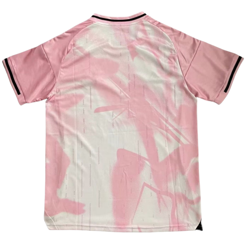 Real Madrid 24-25 pink pre match training uniform football jersey-Fan