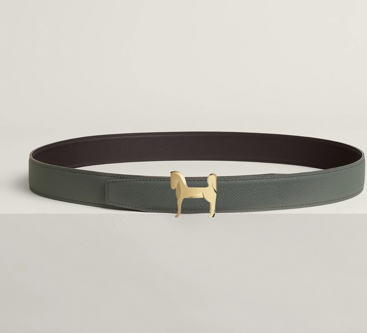 Hermes Panache Reversible Leather Belt 32mm