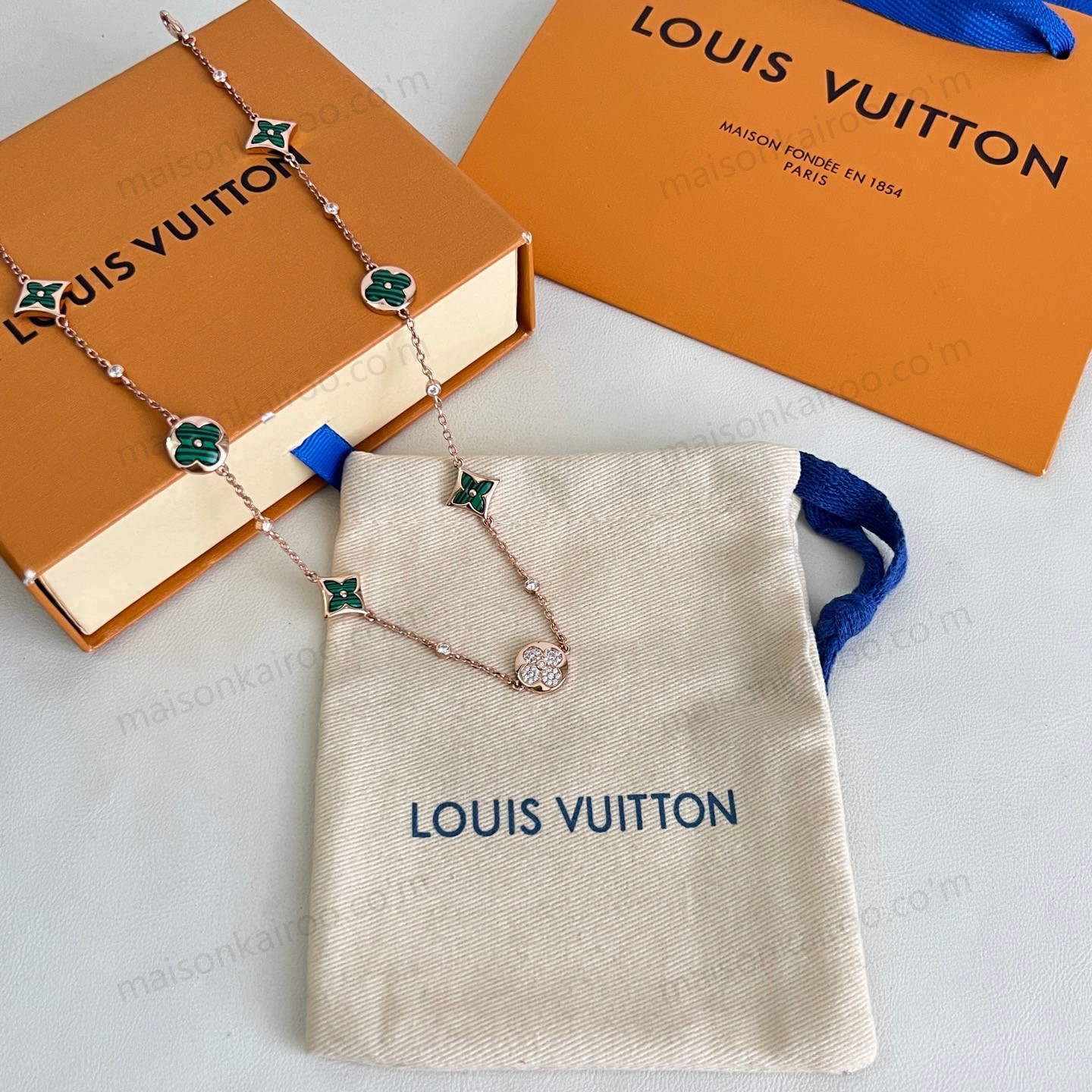 Louis Vuitton LV Color Blossom BB Multi-Motif Short Necklace - KAIROO