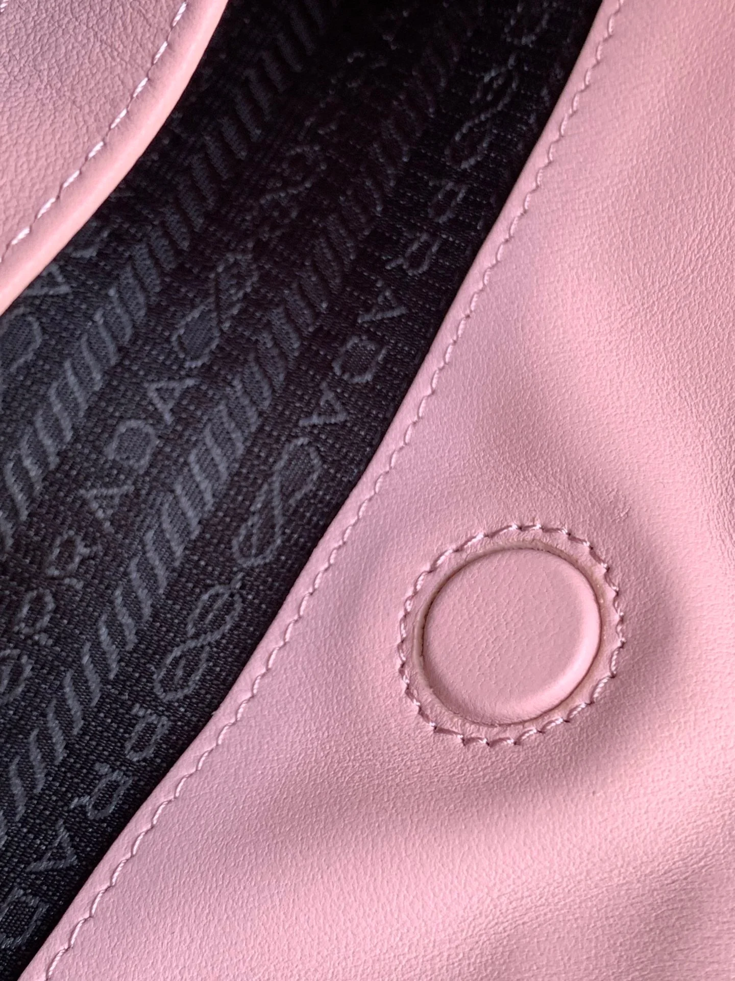Prada CLEO 30 PINK BRUSHED LEATHER SHOULDER BAG